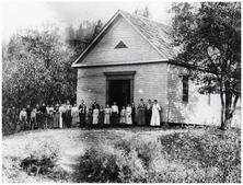 The schoolhouse in it's infancy: late-1860's